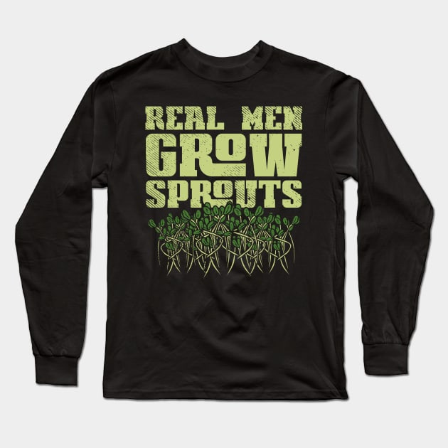 Microgreens, Sprouts, Long Sleeve T-Shirt by maxdax